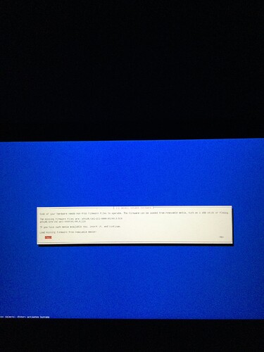 Debian Installer Error