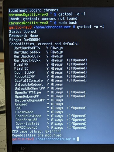 gsctool screen