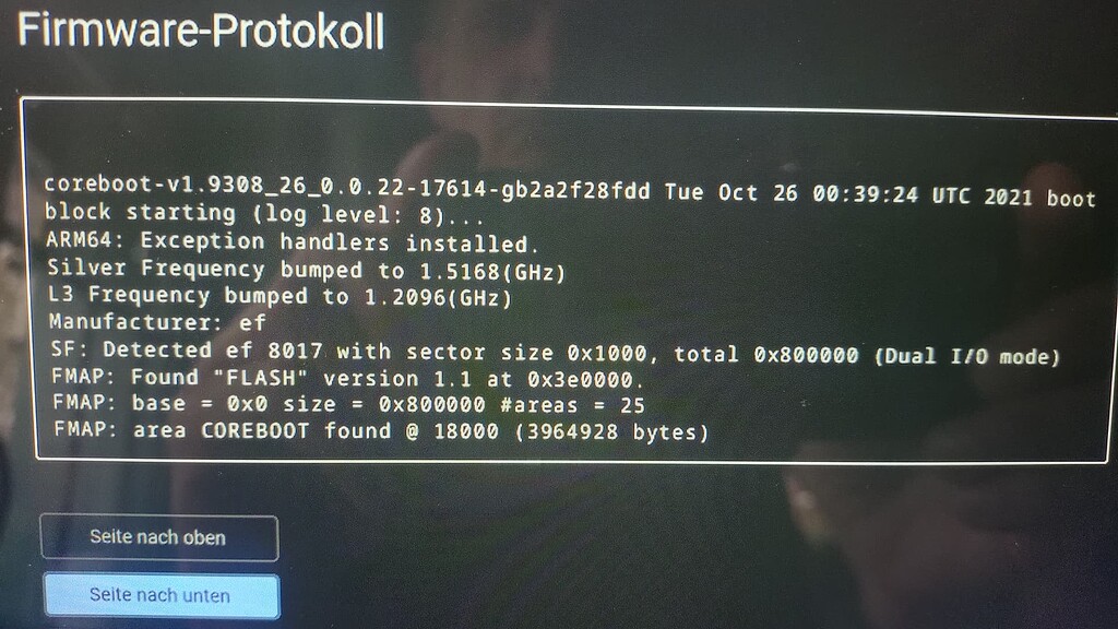 Acer Chromebook Spin 513 (google-lazor) + coreboot allready
